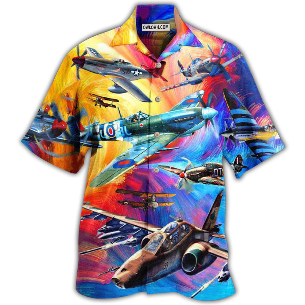 Aircraft Let The Adventures Begin So Interesting – Hawaiian Shirt  – Owl Ohh