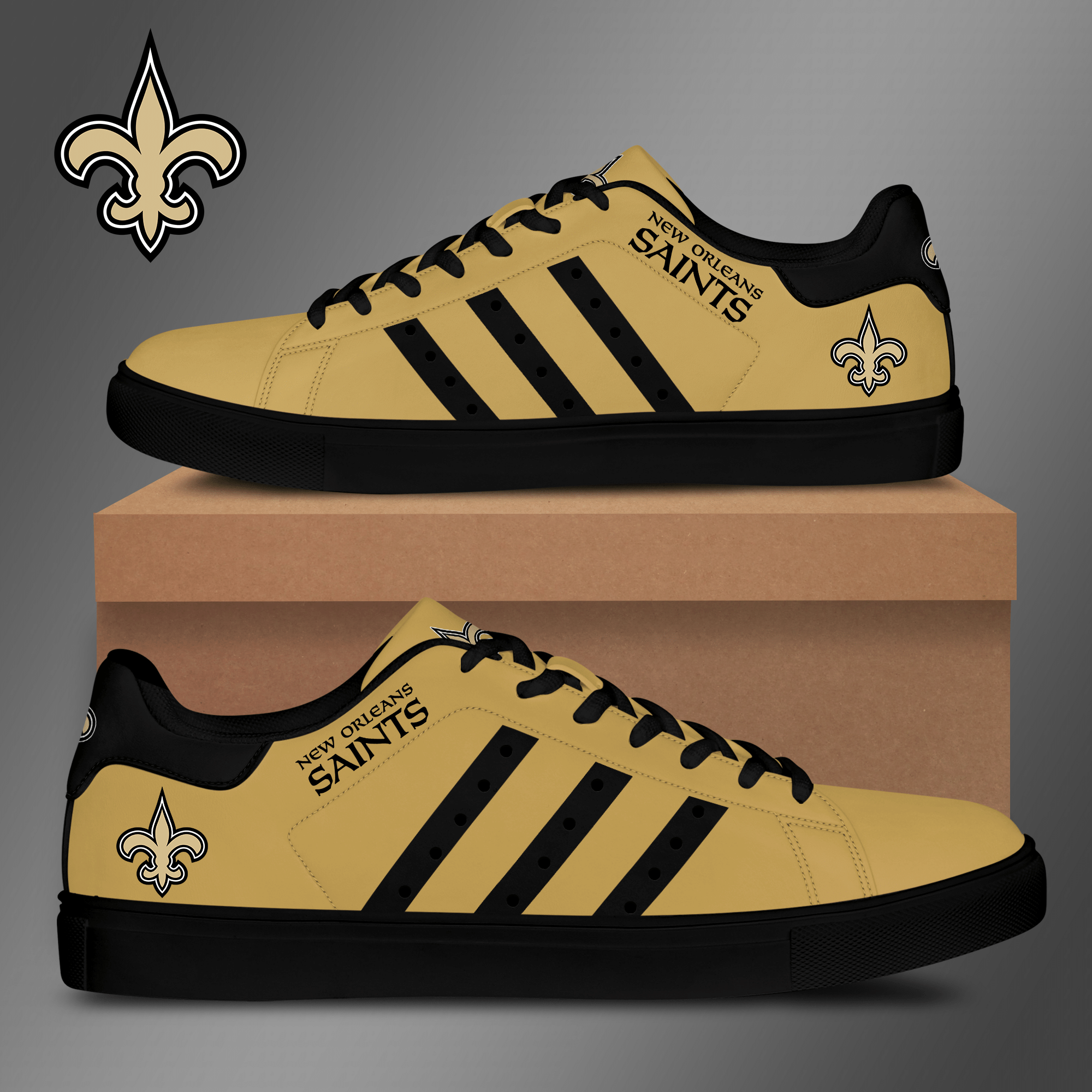 New Orleans Saints Low Top Shoes V10