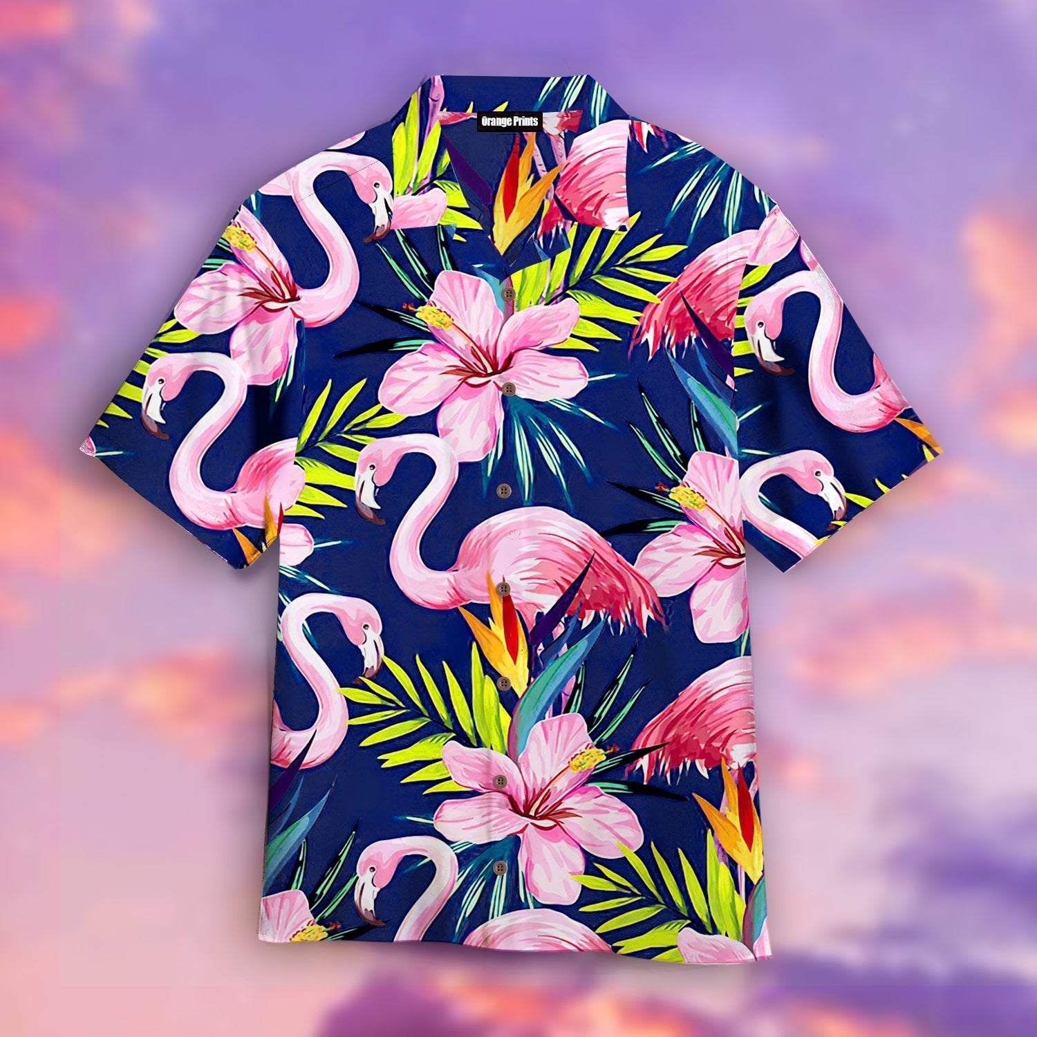 Flamingo Hibiscus Aloha Hawaii Shirts For Men And Women Ha5937