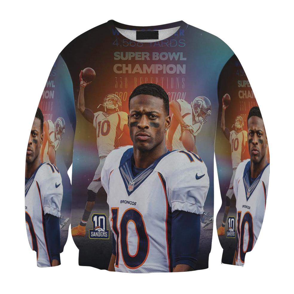 Denver Broncos Emmanuel Sanders3 Gift For Fan 3D Full Printing Sweatshirt