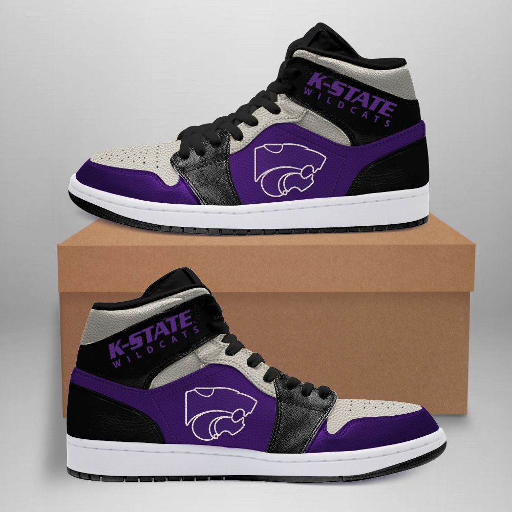 Kansas State Wildcats Black Air Jordan Sneakers Shoes