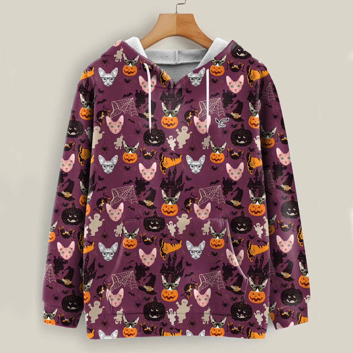 I’M A Haunt Mess – Sphynx Cat Halloween Hoodie