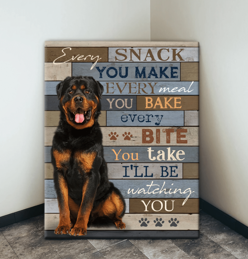 Animal Canvas – Dog/Cat Canvas – EVERY SNACK WALL ART CANVAS – Custom Your Photo- Test random title 002