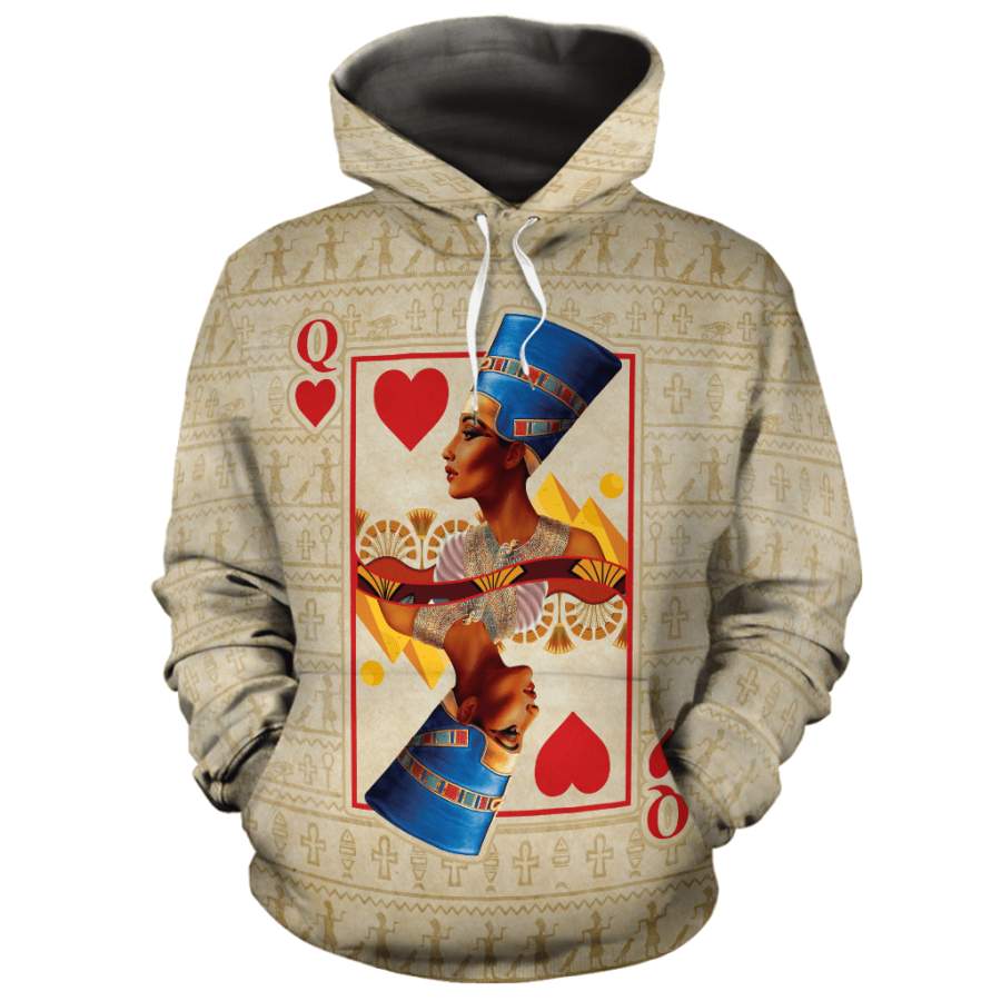 Queen Card All-over Hoodie