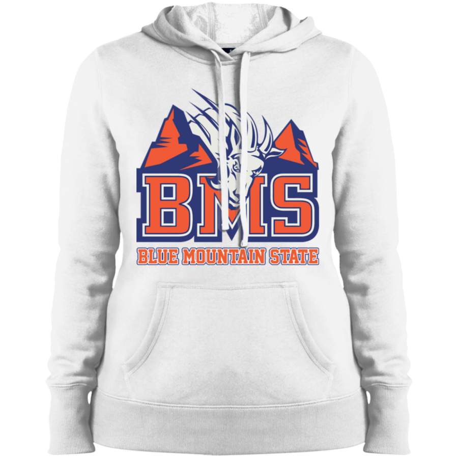 AGR BMS – Blue Mountain State Ladies’ Pullover Hooded Sweatshirt