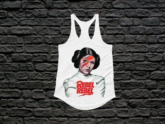 Rebel Rebel Racerback Tanks Woman Shirt Shirt