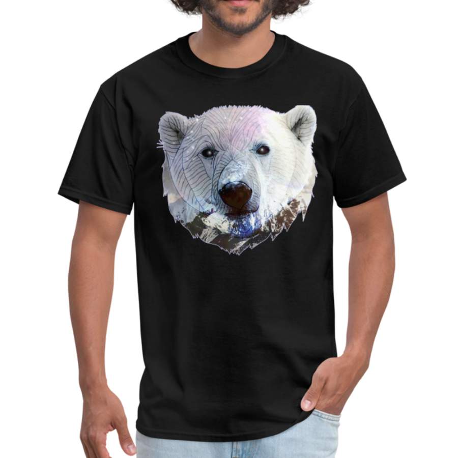 Polar bear t-shirt – Animal Face T-Shirt