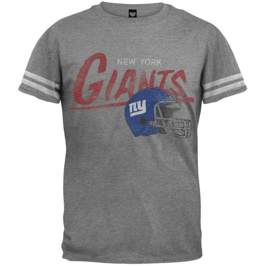 New York Giants – Throwback Soft Grey T-Shirt