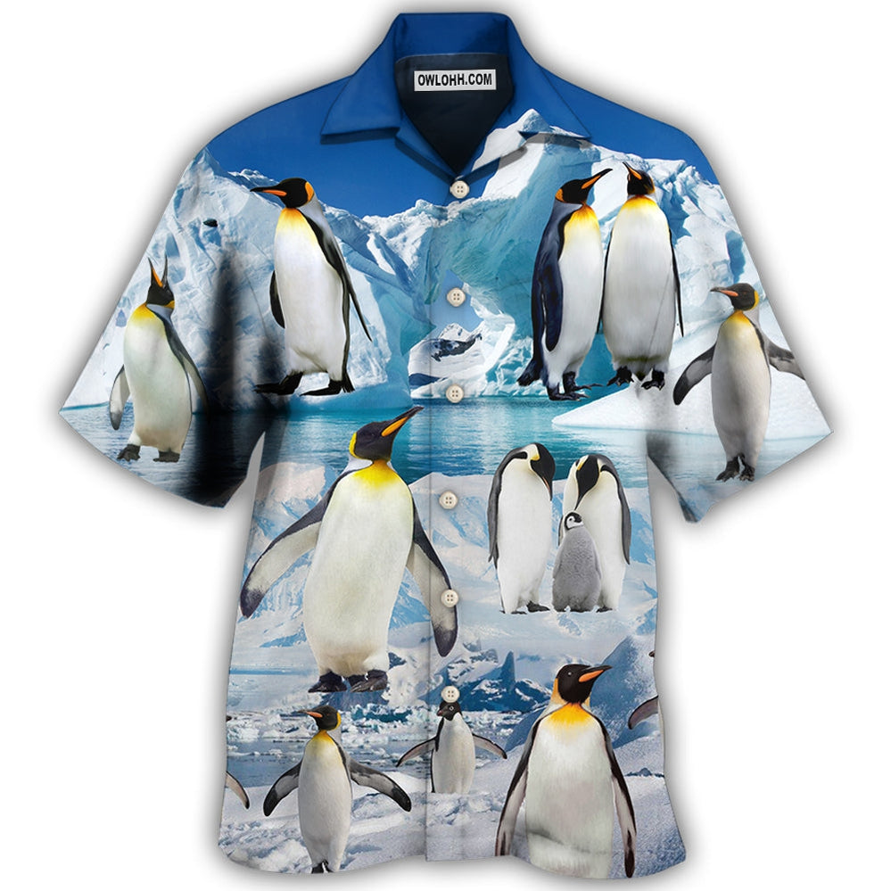 Penguin Cute Style In Snow – Hawaiian Shirt – Owl Ohh