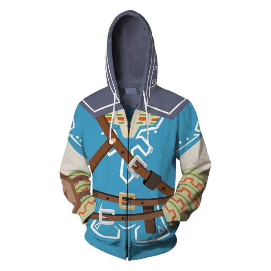 2019 September New Style The Legend of Zelda Zip Up Hoodie