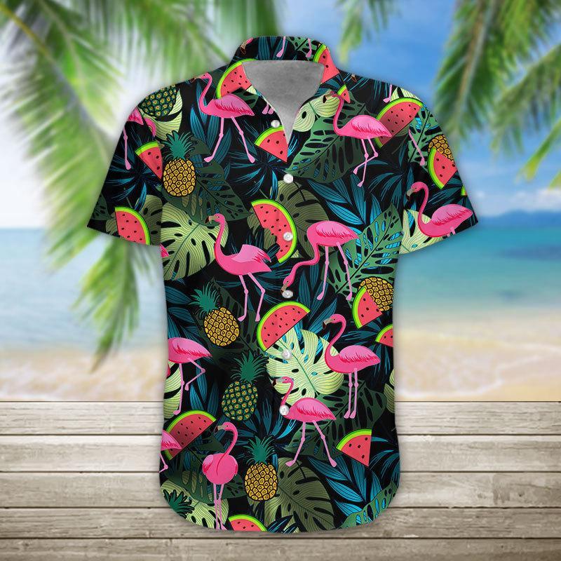 Flamingo Hawaii Shirt Ha45836