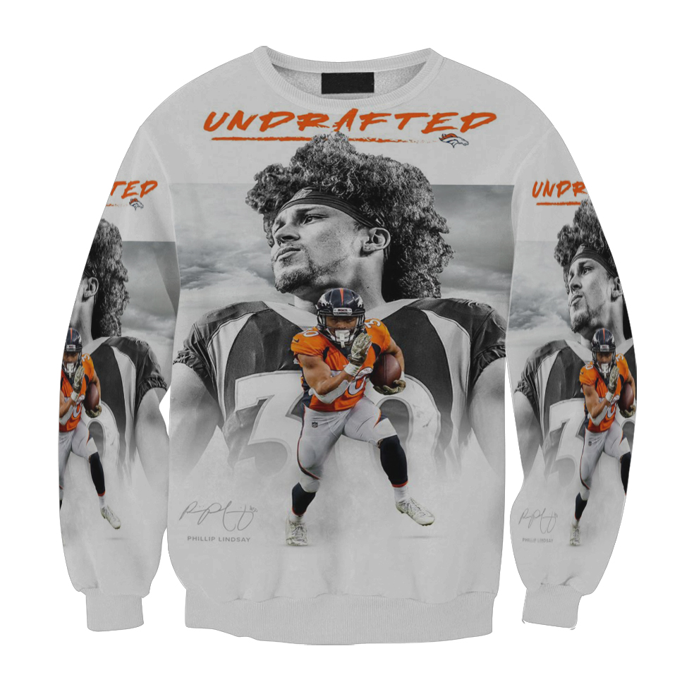 Denver Broncos Phillip Lindsay3 Gift For Fan 3D Full Printing Sweatshirt