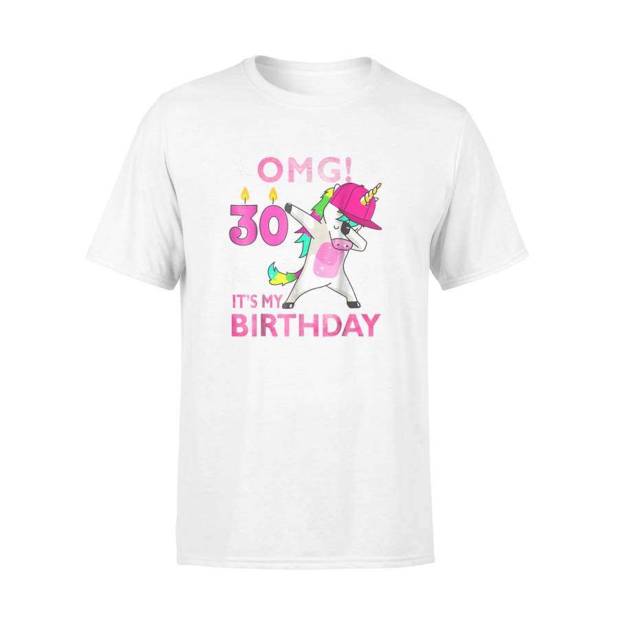 30th Bday Unicorn Dabbing OMG! It’s My Birthday 1988 T-Shirt