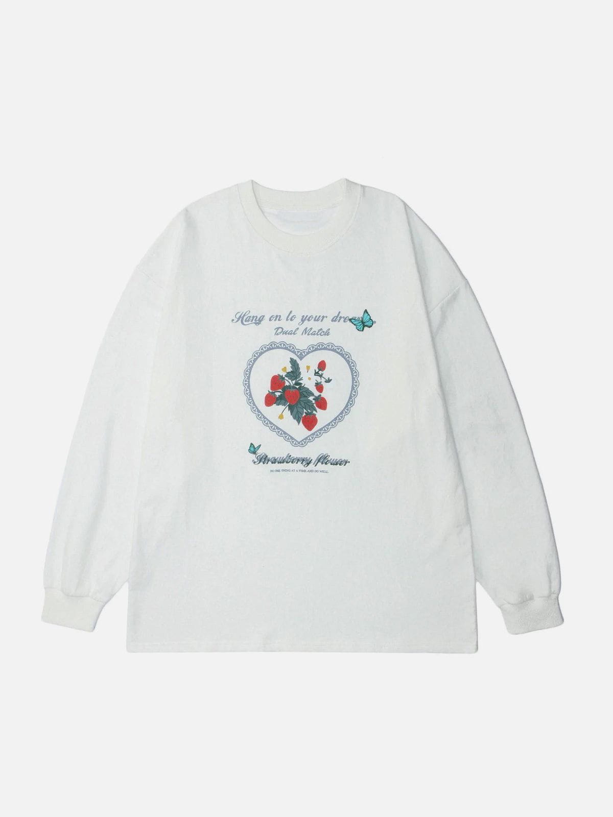 Talishko™ – Strawberry Heart Graphic Sweatshirt