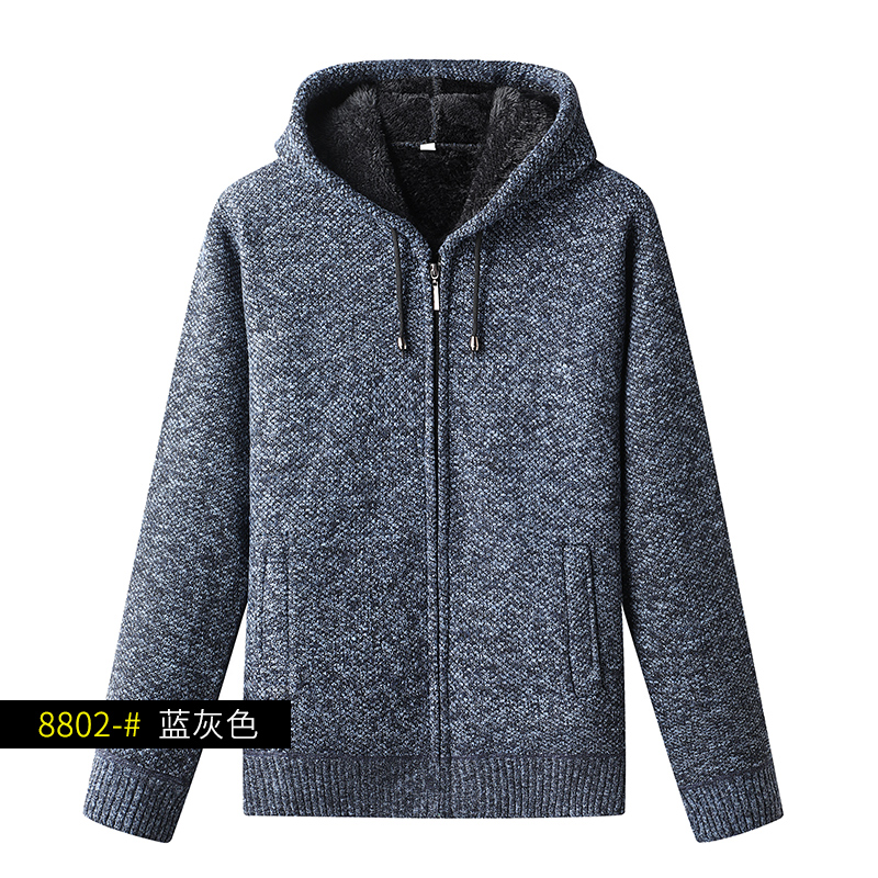 2022 Winter new arrival Men’s Sweaters Cardigan Men Knitted thicken Mens Hooded Coat Male Slim Fit Knitting Sweater M-4XL MY16 alx