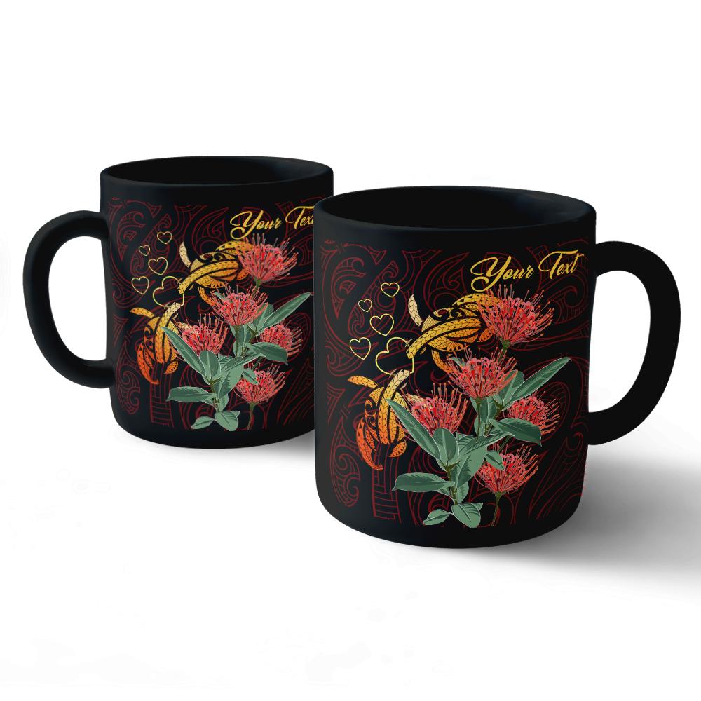 (Personalized) Hawaii Turtle Lehua Flower Polynesian Mug – Lehua Style -AH – J2