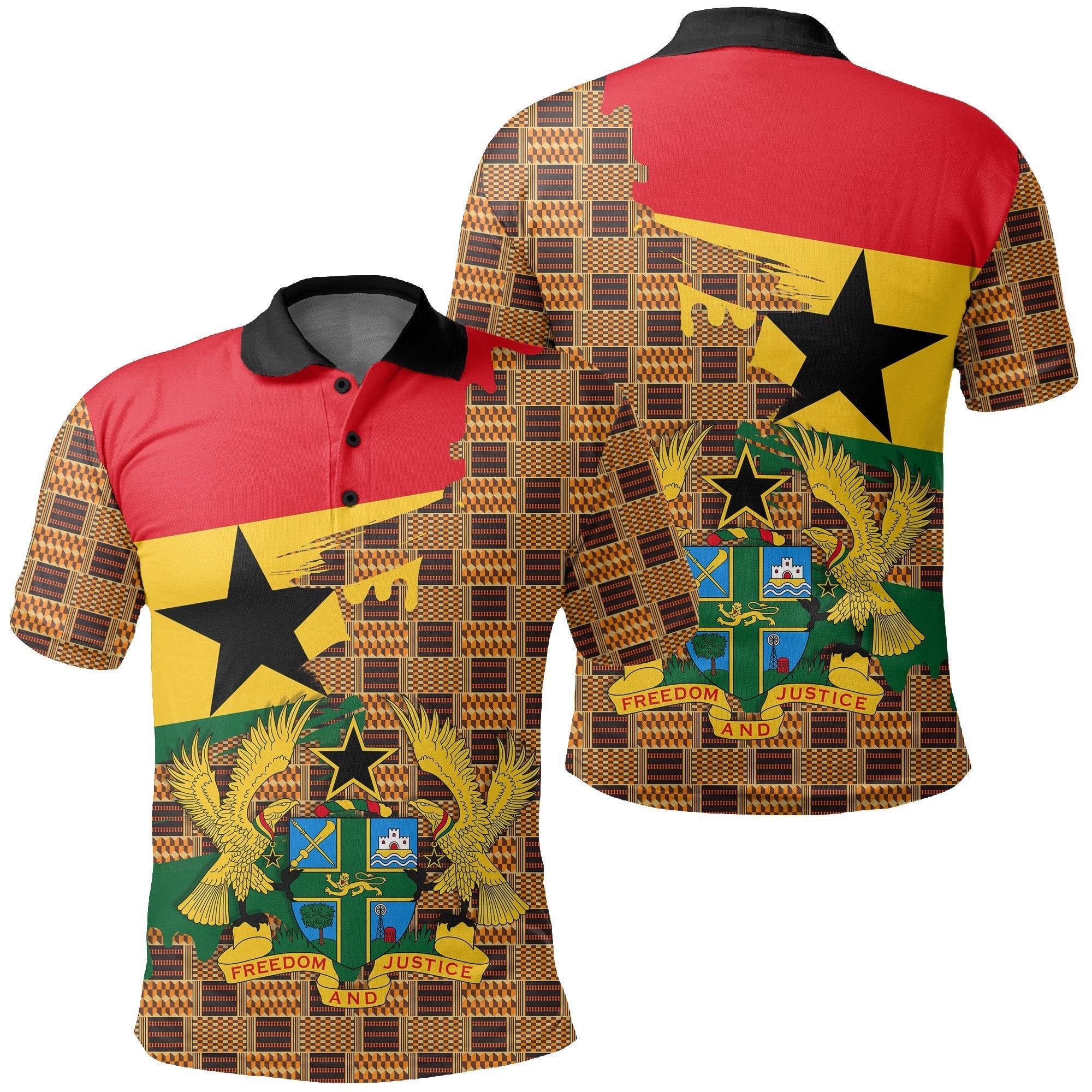 Greek Life Shirt – Kente Nice Seamless Polo Shirt – Gash Style