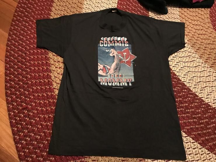 1984 Kill A Commie For Mommy Vtg T-Shirt