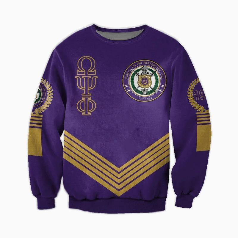 Fraternity Sweatshirt – Crewneck Sweatshirt Soldier Omega Psi Phi