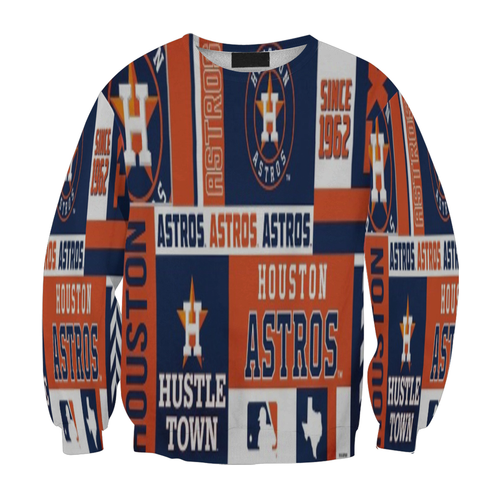 Houston Astros Emblem V5 Gift For Fan 3D Full Printing Sweatshirt