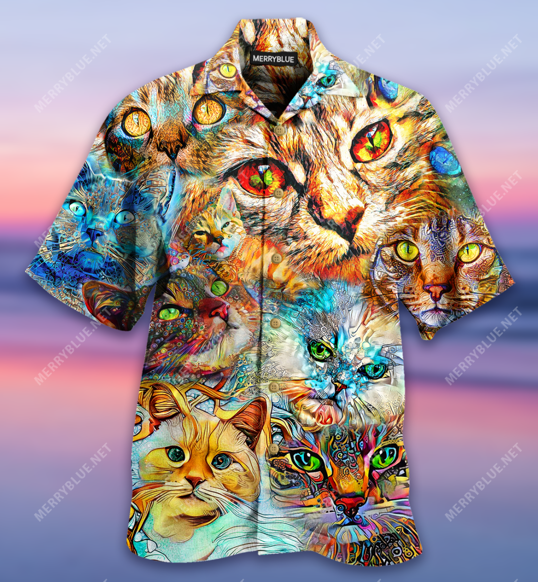 Real Men Love Cats Unisex Hawaii Shirt Ha52068