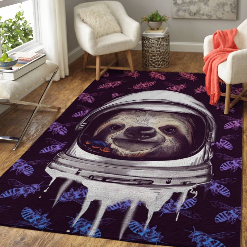 Space sloth – Cosmic Animals Area Rug Carpet