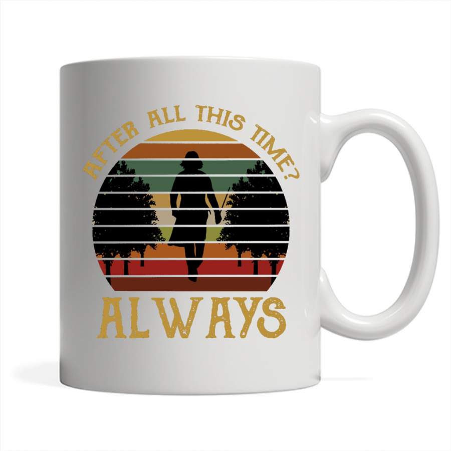 After All This Time Always Classic Vintage Retro Design A – Full-Wrap Coffee White Mug