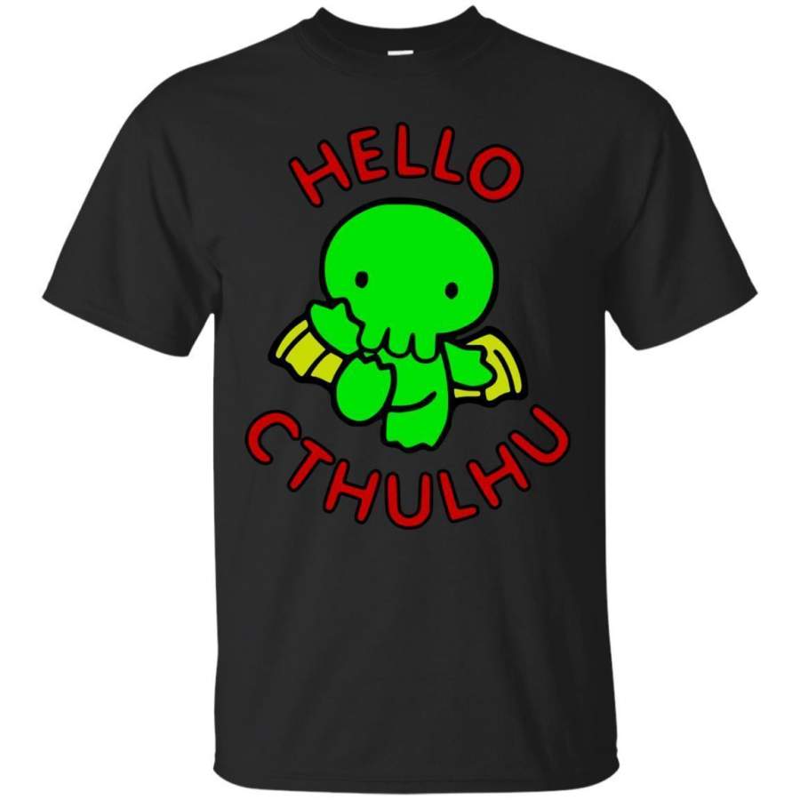 AGR Hello Cthulhu Monster Emoji Tshirt Jaq T-shirt