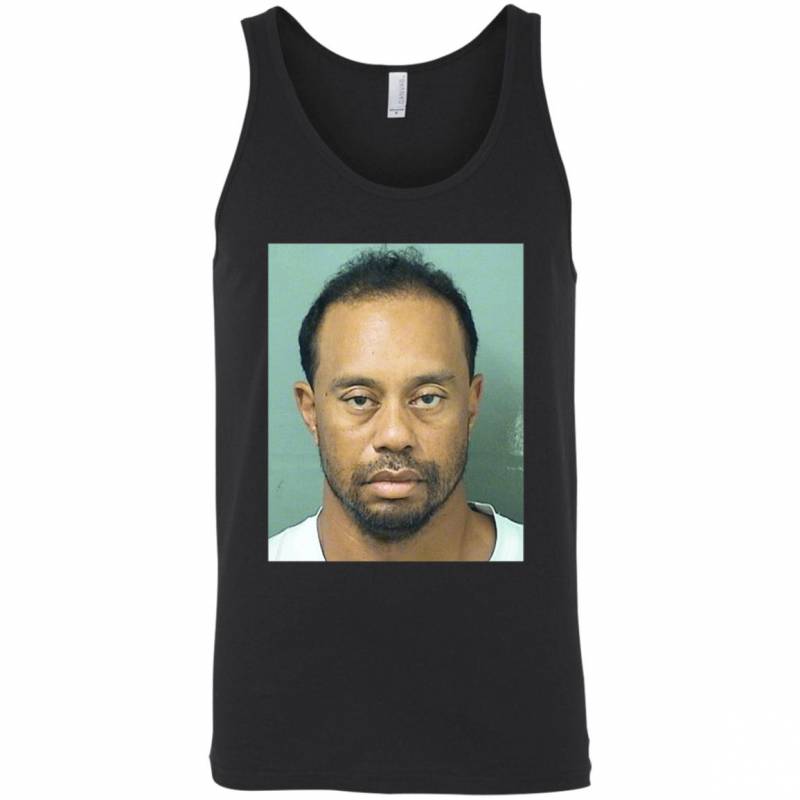 Tiger Woods Mugshot Tank Top