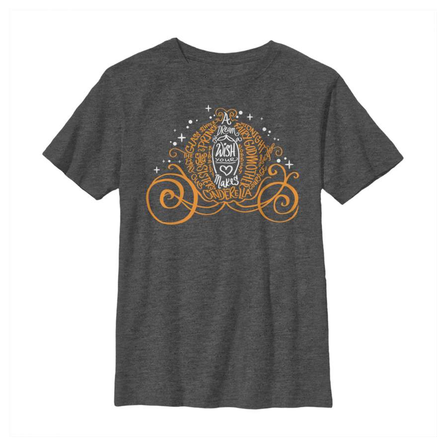 Cinderella Boy’s Magical Pumpkin Carriage  T Shirt