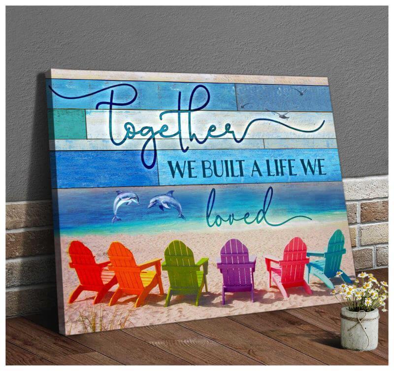 And So Together They Built – Gift For Home Decor, Best Gift Idea, Gift For Family – Canvas Prints, Matte Canvas