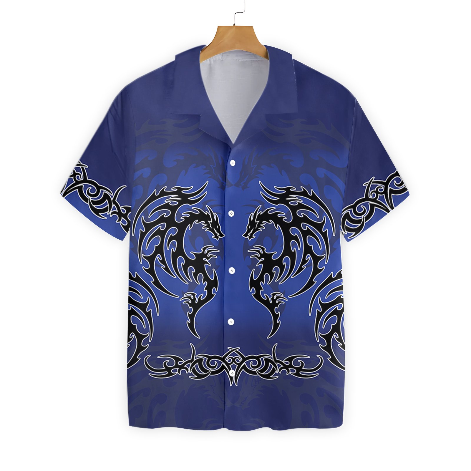 Blue Tribal Dragon 2212 Hawaii Shirt Ha66144