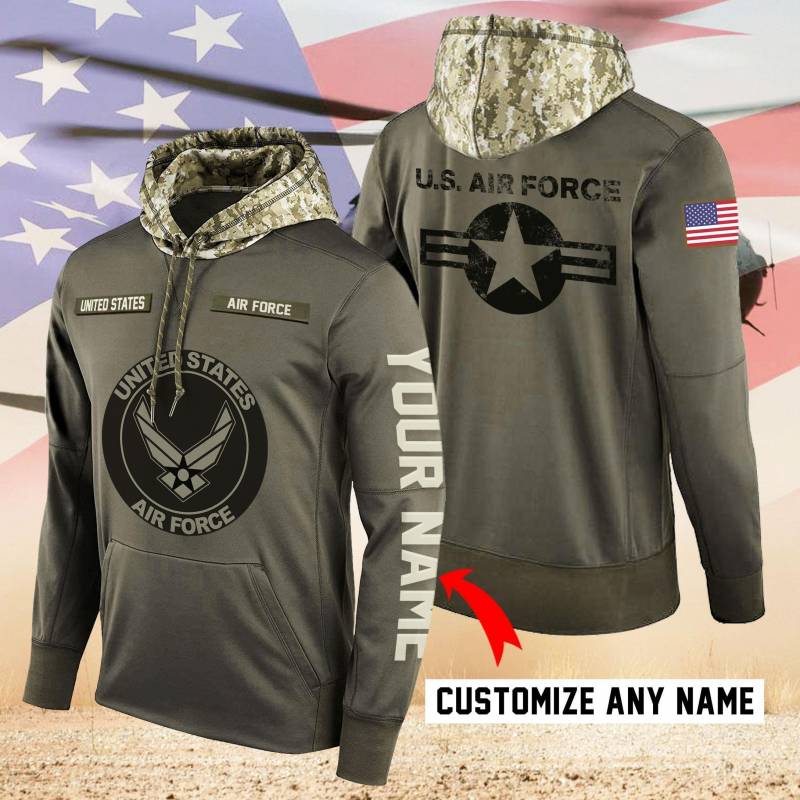 United States Air Force Pullover Hoodie Customize TIENDZ