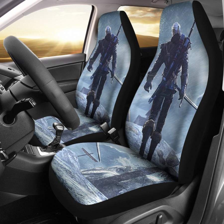 The Witcher Wild Hunt Game Car Seat Covers