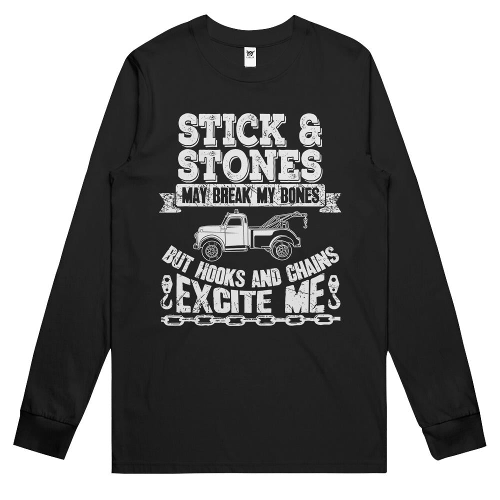 Tow Truck Driver Gift Funny Tow Trucker Long Sleeve T Shirts