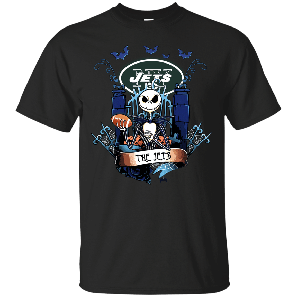 Buy New York Jets Halloween The Nightmare Before Christmas Shirts