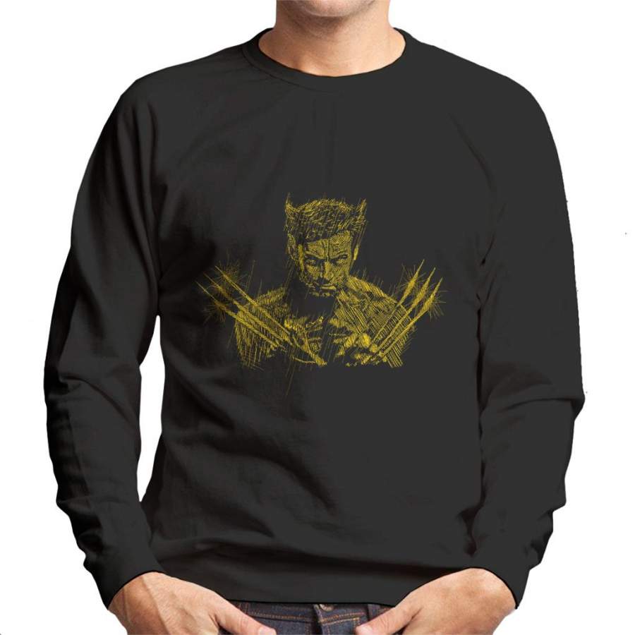 X Men Logan Sketch Men’s Sweatshirt