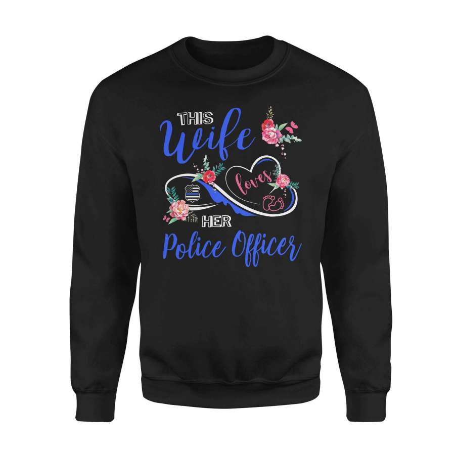 Police Wife – Love – Standard Fleece Sweatshirt