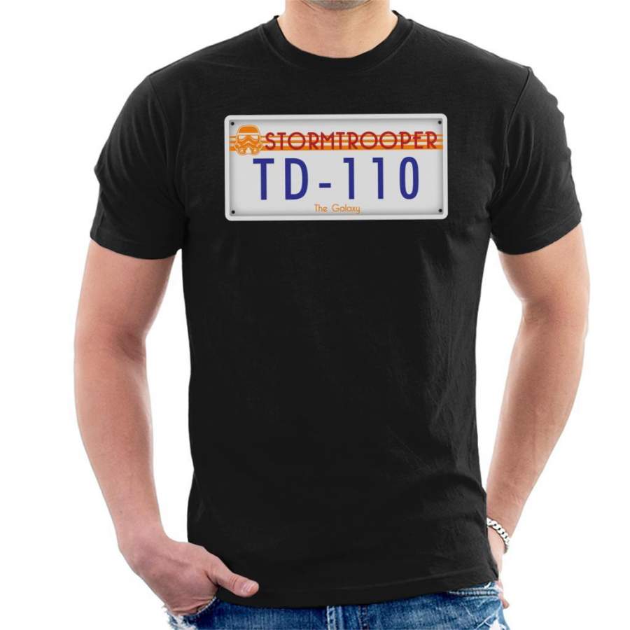 Original Stormtrooper License Plate Men’s T-Shirt