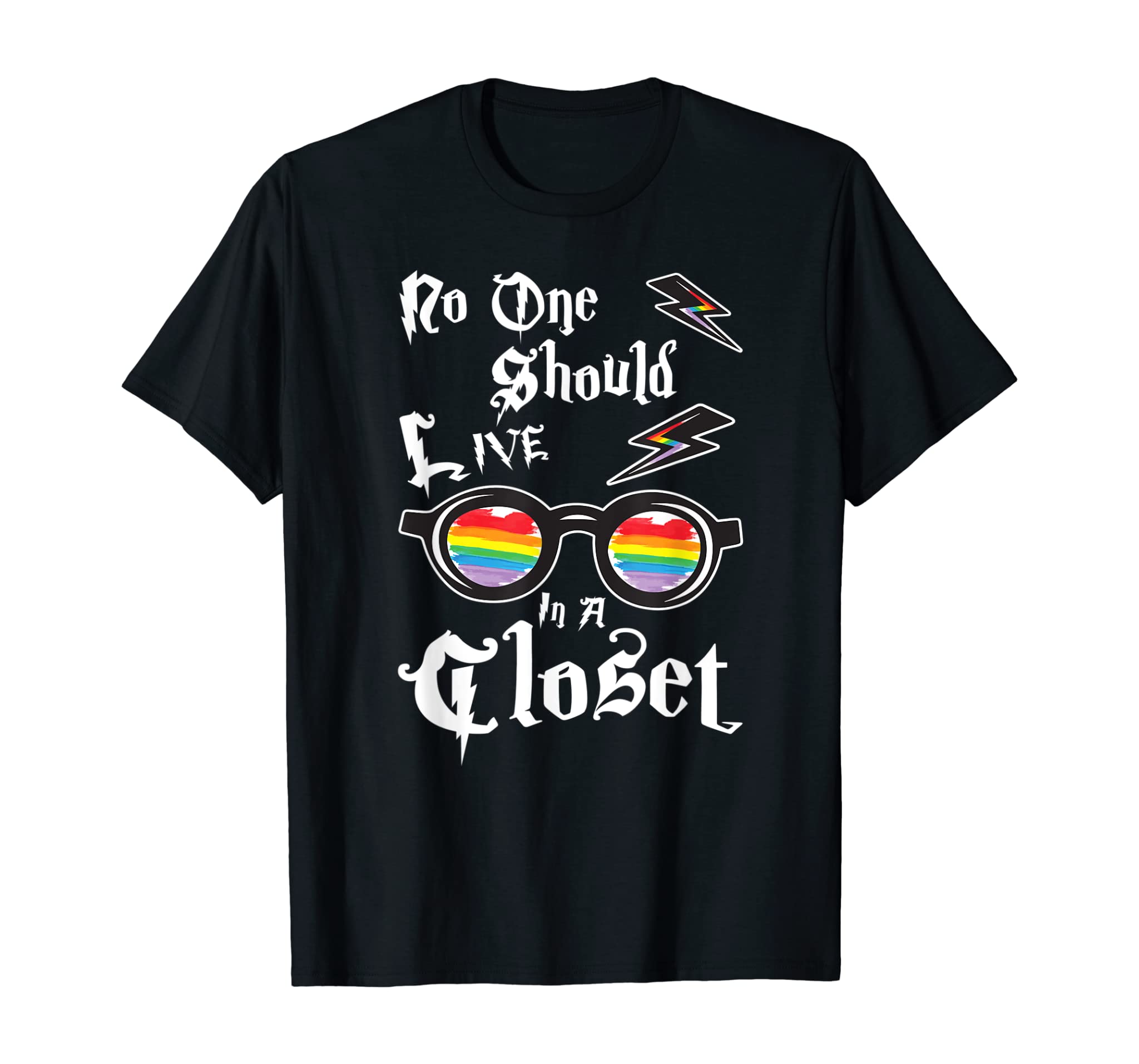 No One Should Live In A Closet – Lgbt Lgbtq Gay Pride Gift T-Shirt