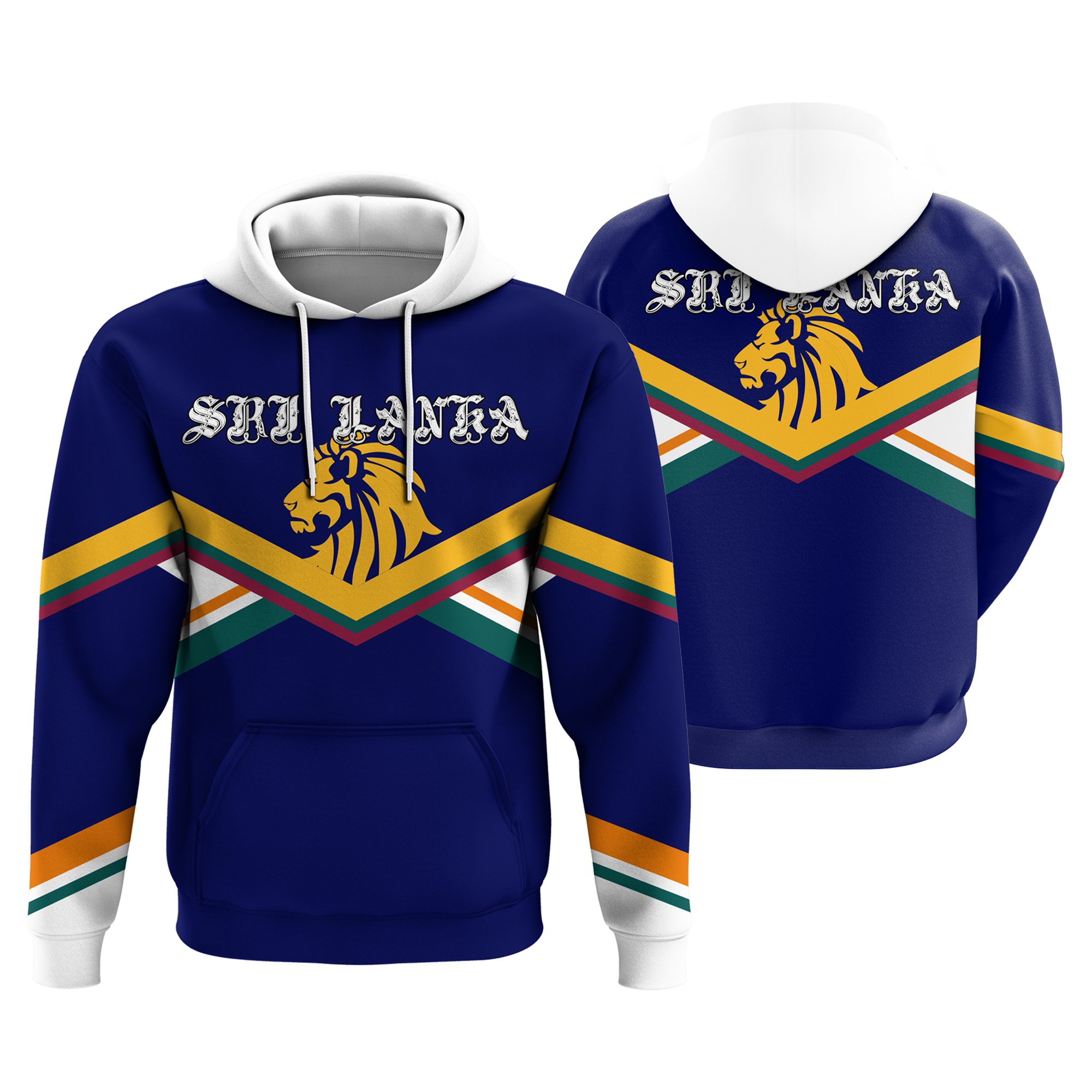 1sttheworld Royal Sri Lanka Lion Hoodie – J5