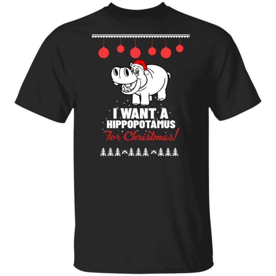 I Want A Hippopotamus For Christmas Shirt