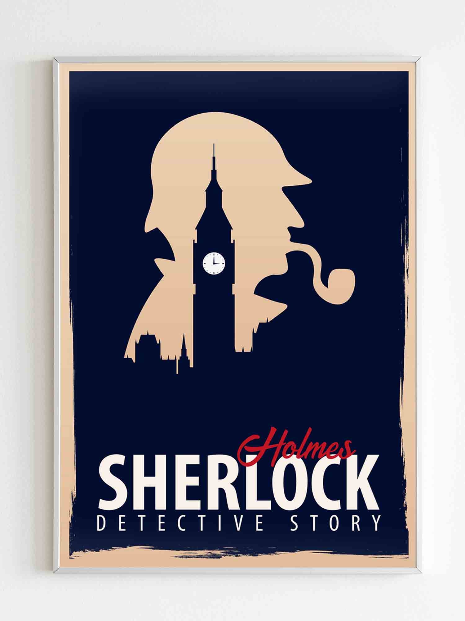 sherlock-holmes-detective-story-poster-poster-art-design