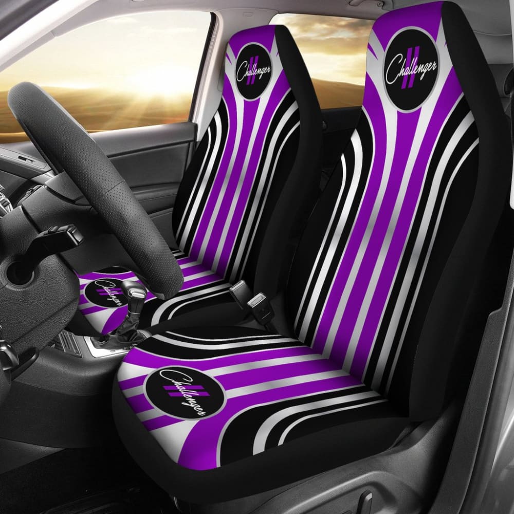 Purple Dodge Challenger Car Accessories Car Seat Covers 211803