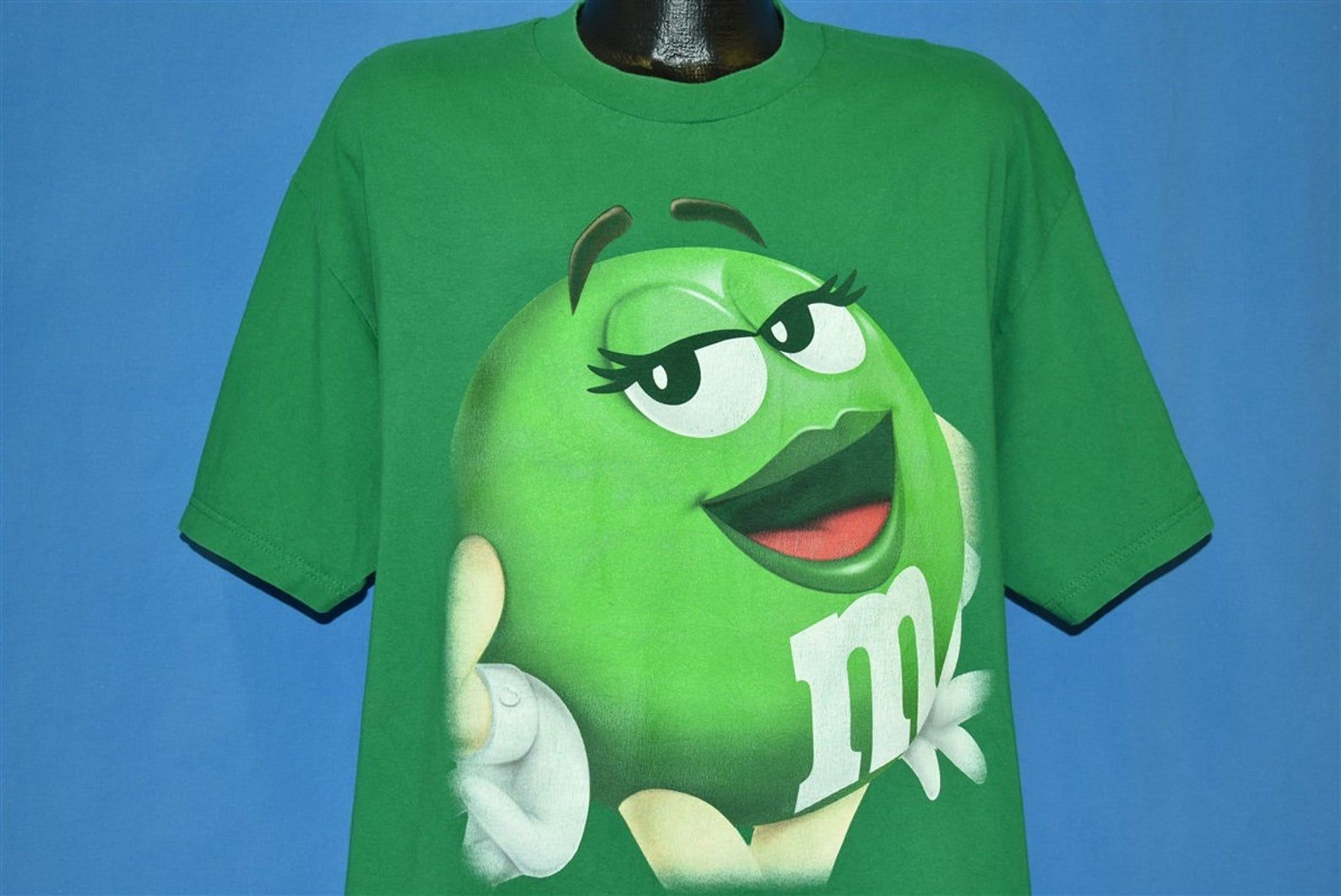 90S Ms Green Mm Chocolate Candy Funny T-Shirt Extra