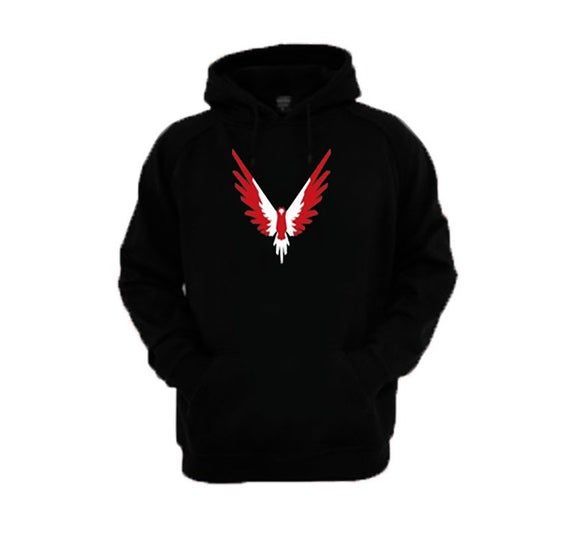 On Today Logan Paul Merch Hoodie Red White Maverick Adult Shirt