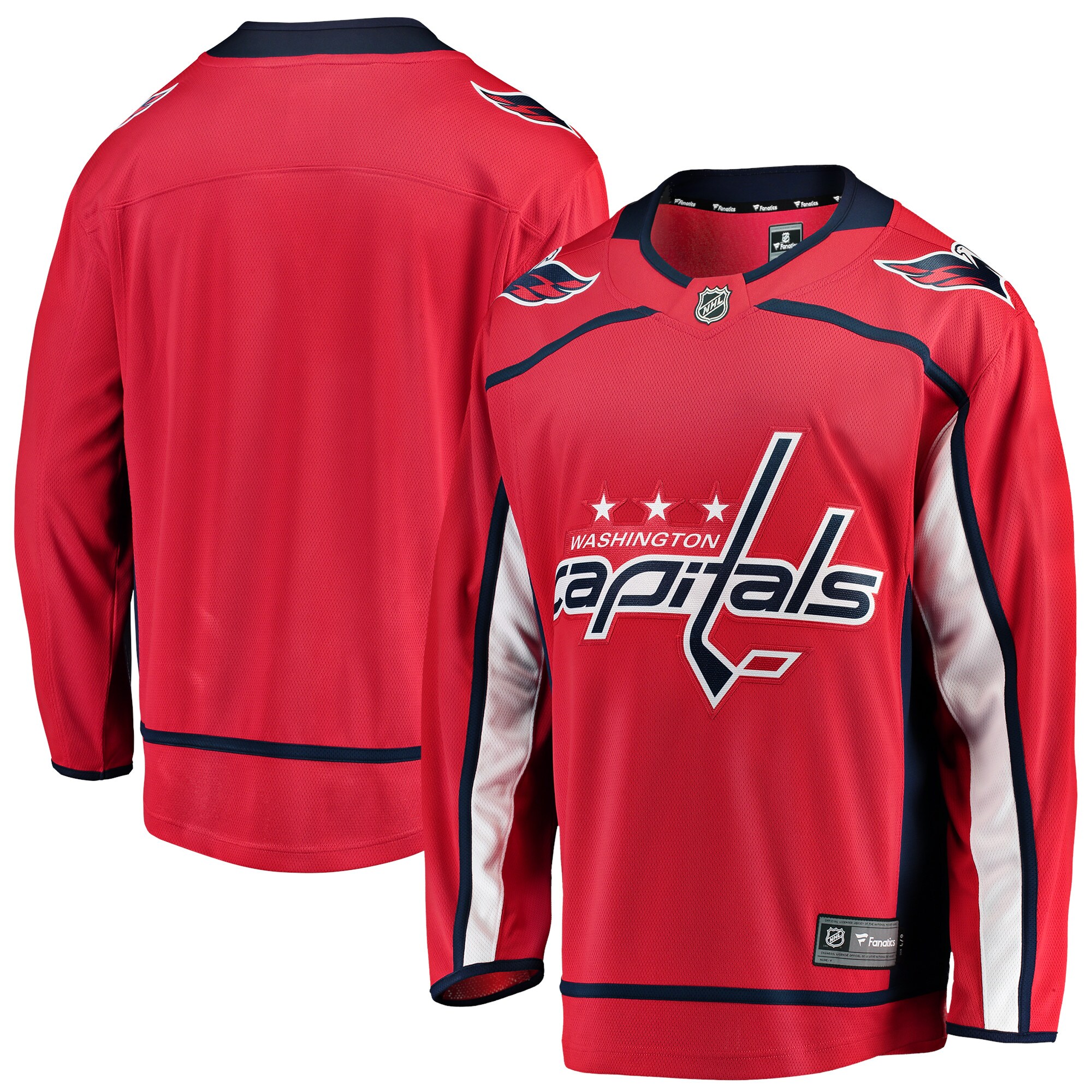 Washington Capitals Branded Home Breakaway Jersey – Red