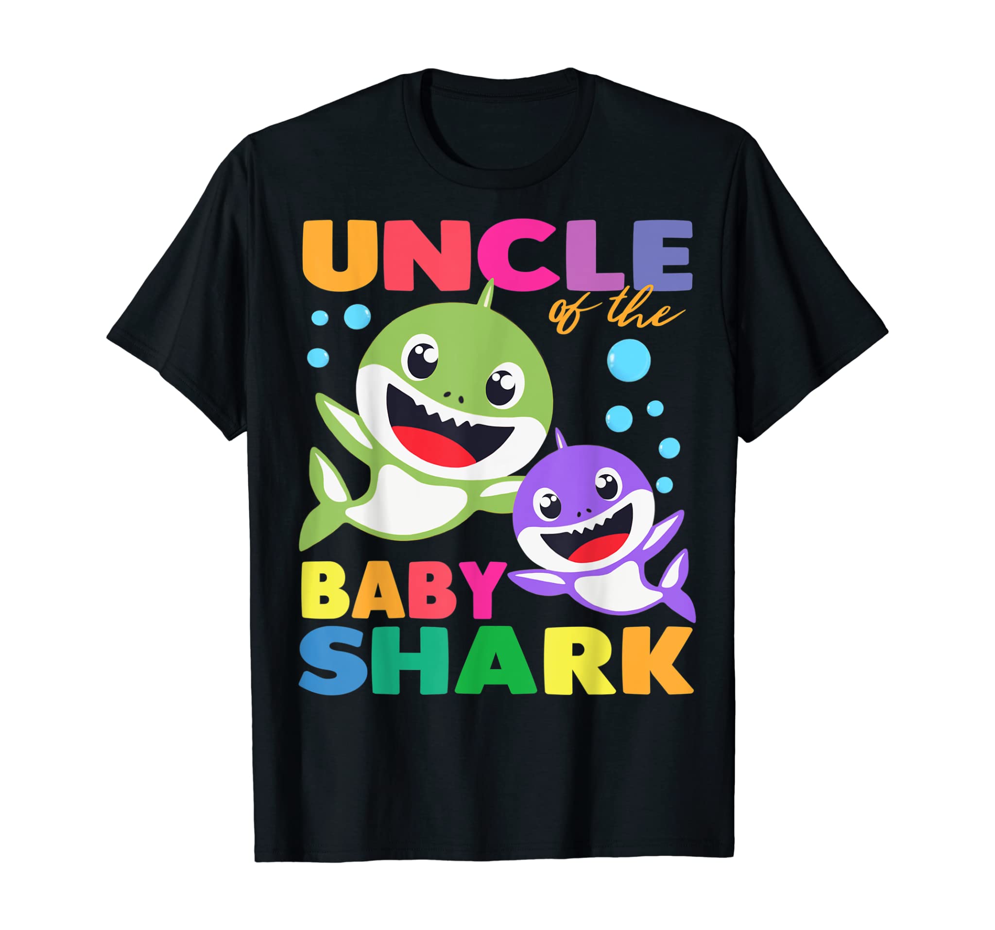 Uncle Of The Baby Shark Birthday Uncle Shark Shirt