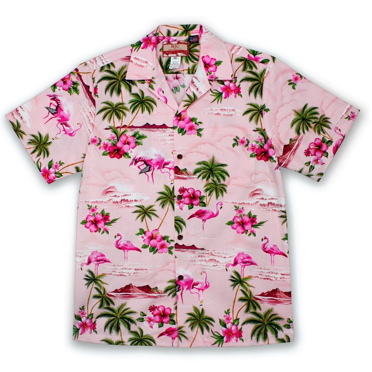 Flamingo Haven Pink Unique Design Hawaii Shirt Ha72442