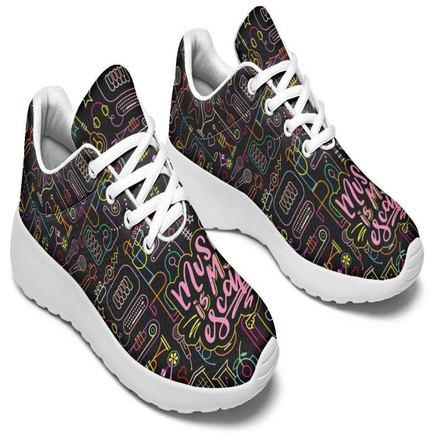 Neon Music Sneakers - ReadingLLC